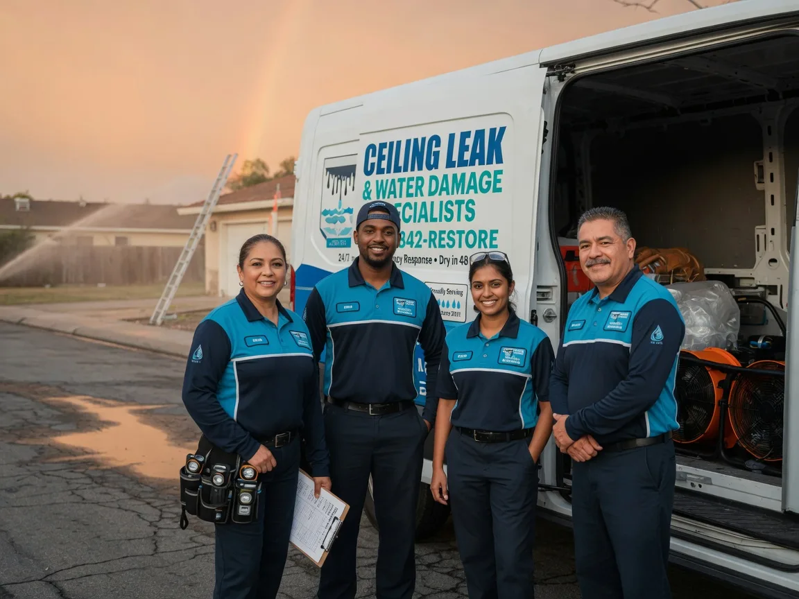 Ceiling Leak Cleanup company in Doucette, TX
