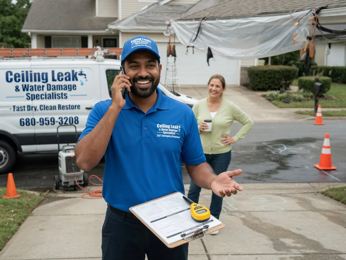 Ceiling Leak Cleanup Doucette, TX FAQs